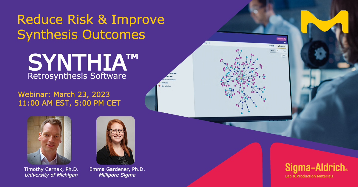 SYNTHIA Webinar Reduce Risk and Improve Synthesis Outcomes